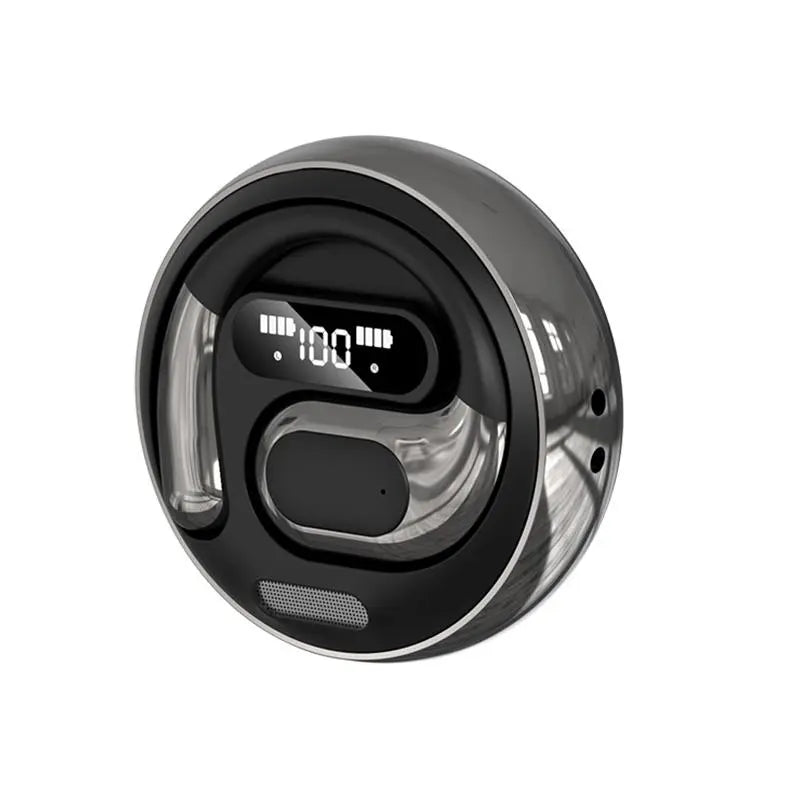 Experience Unmatched Sound with PAVUN Open Ear Wireless Headphones - Bluetooth, Built-In Microphone & LED Power Display
