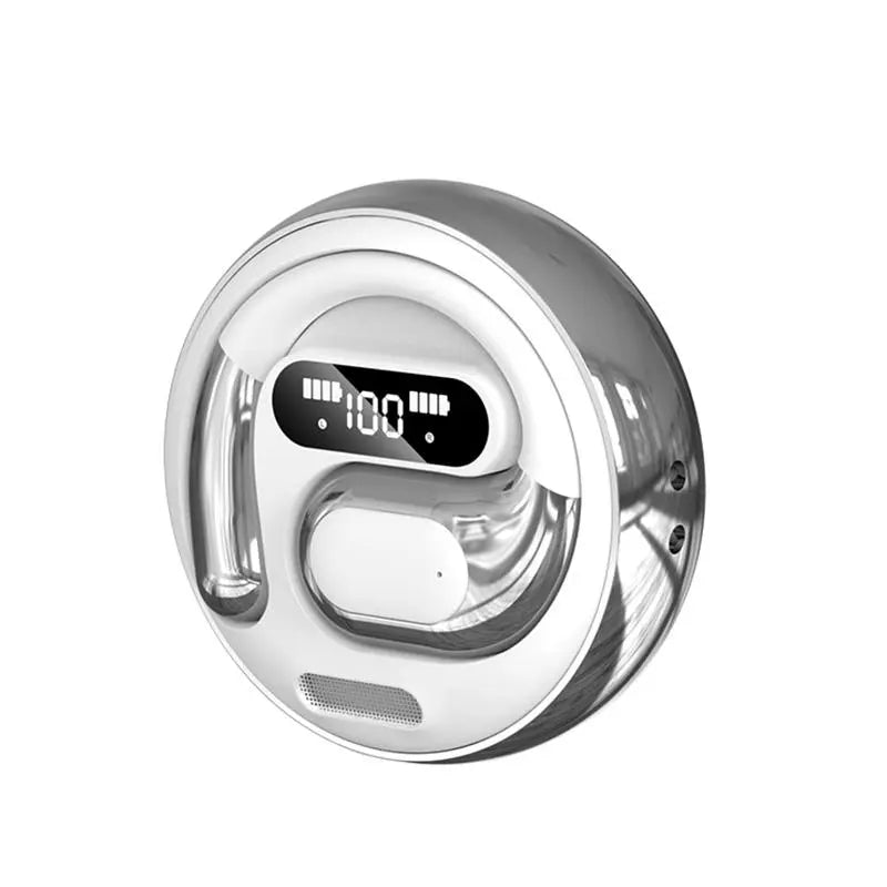 Experience Unmatched Sound with PAVUN Open Ear Wireless Headphones - Bluetooth, Built-In Microphone & LED Power Display